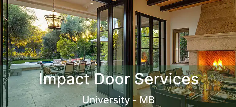  Impact Door Services University - MB