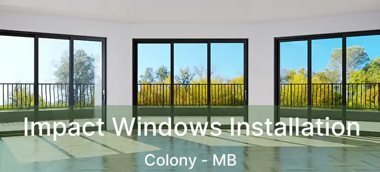  Impact Windows Installation Colony - MB