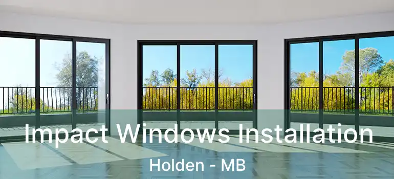  Impact Windows Installation Holden - MB