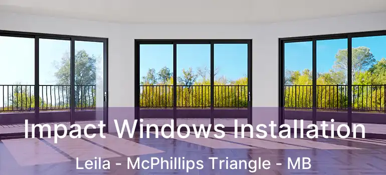  Impact Windows Installation Leila - McPhillips Triangle - MB
