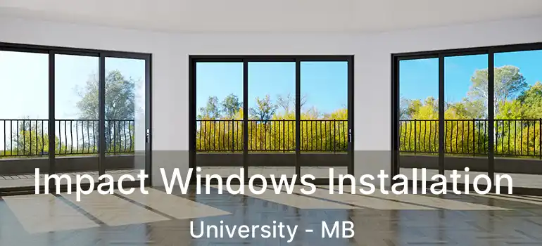  Impact Windows Installation University - MB