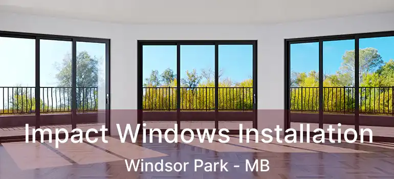  Impact Windows Installation Windsor Park - MB