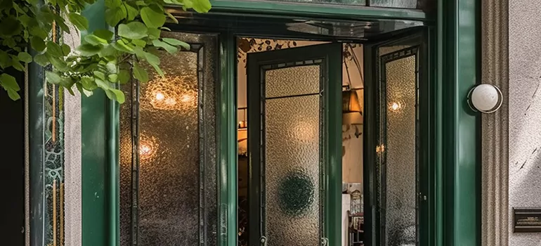 Frosted Pantry Door in Winnipeg, Manitoba