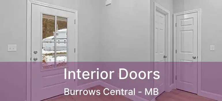  Interior Doors Burrows Central - MB