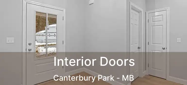  Interior Doors Canterbury Park - MB