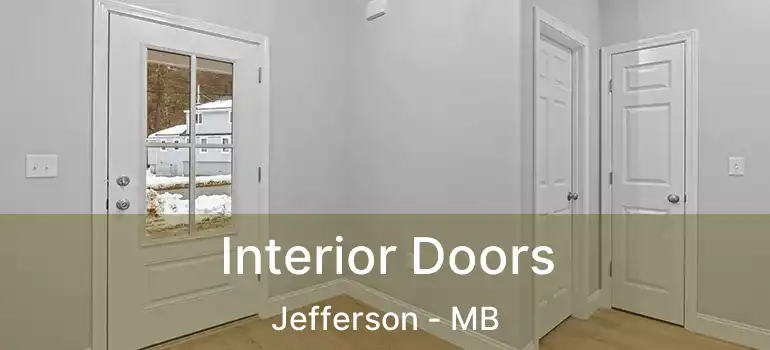  Interior Doors Jefferson - MB