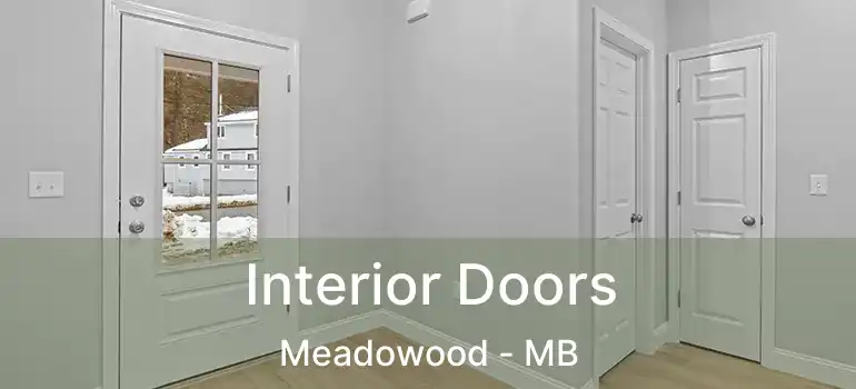  Interior Doors Meadowood - MB