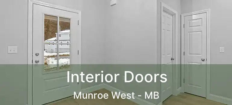  Interior Doors Munroe West - MB