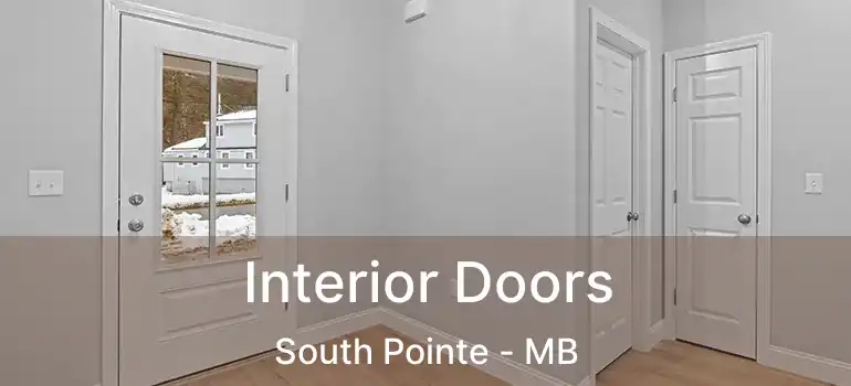  Interior Doors South Pointe - MB