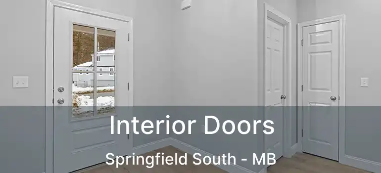 Interior Doors Springfield South - MB