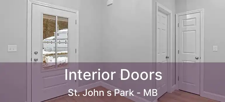  Interior Doors St. John s Park - MB