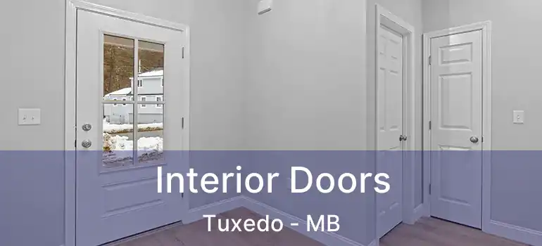  Interior Doors Tuxedo - MB