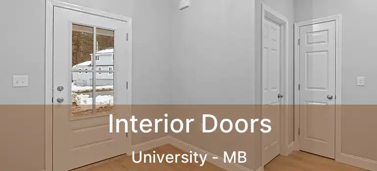  Interior Doors University - MB