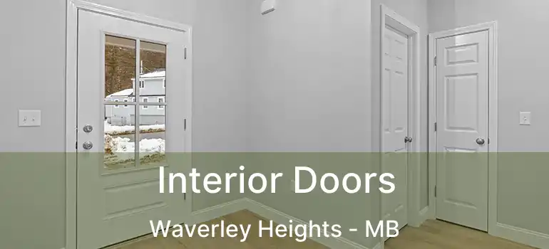  Interior Doors Waverley Heights - MB
