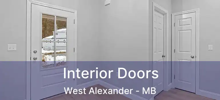  Interior Doors West Alexander - MB