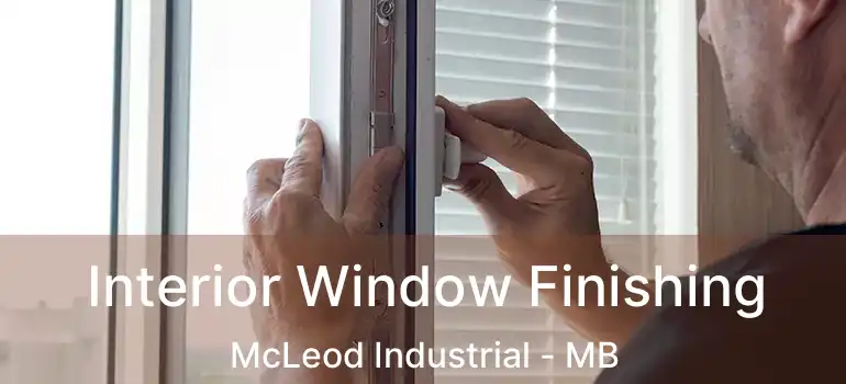  Interior Window Finishing McLeod Industrial - MB