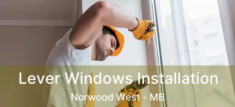  Lever Windows Installation Norwood West - MB
