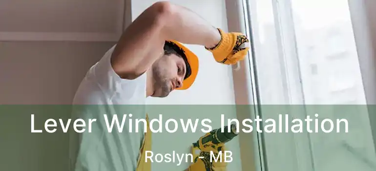  Lever Windows Installation Roslyn - MB