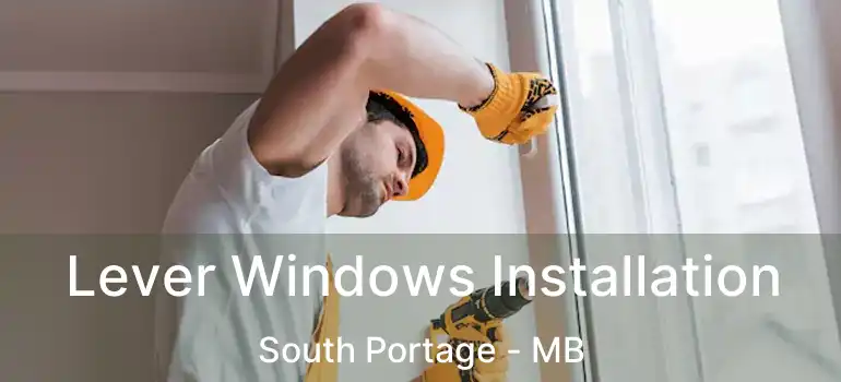  Lever Windows Installation South Portage - MB