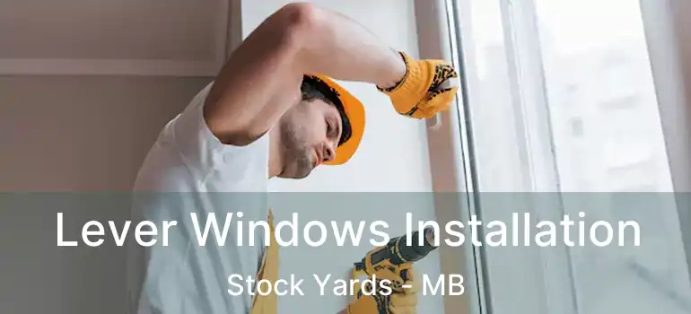  Lever Windows Installation Stock Yards - MB