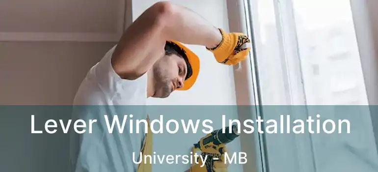  Lever Windows Installation University - MB