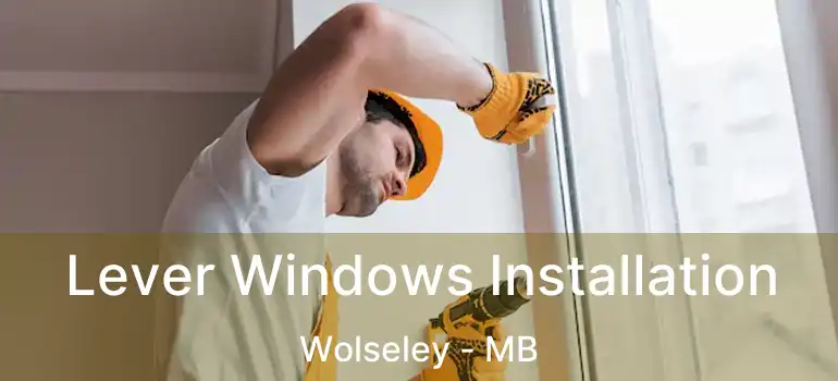  Lever Windows Installation Wolseley - MB