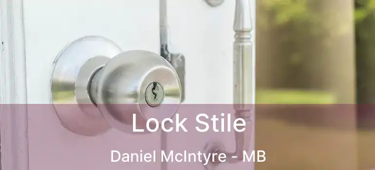  Lock Stile Daniel McIntyre - MB