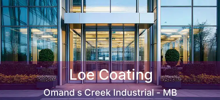  Loe Coating Omand s Creek Industrial - MB