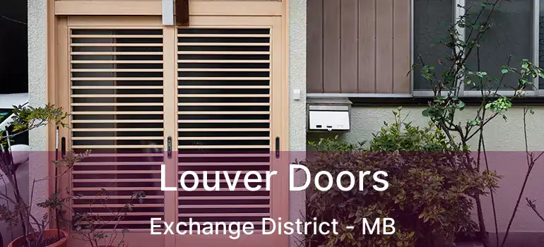  Louver Doors Exchange District - MB