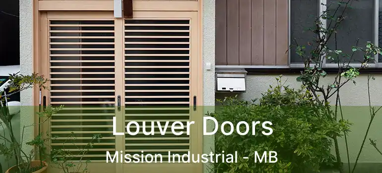  Louver Doors Mission Industrial - MB