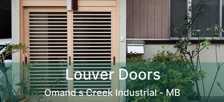  Louver Doors Omand s Creek Industrial - MB