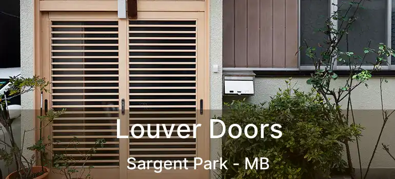  Louver Doors Sargent Park - MB