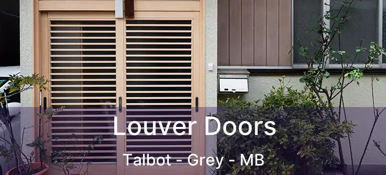  Louver Doors Talbot - Grey - MB