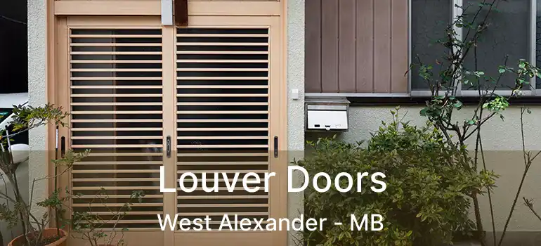  Louver Doors West Alexander - MB