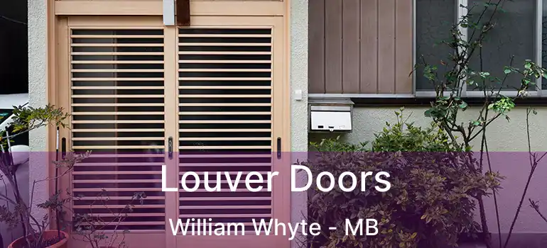  Louver Doors William Whyte - MB