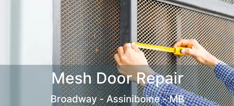  Mesh Door Repair Broadway - Assiniboine - MB