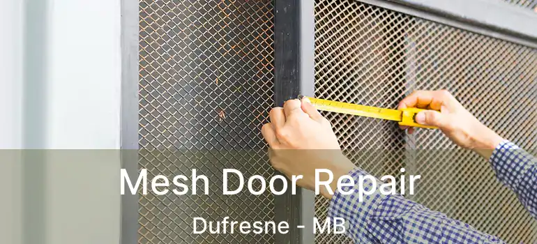  Mesh Door Repair Dufresne - MB