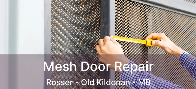  Mesh Door Repair Rosser - Old Kildonan - MB