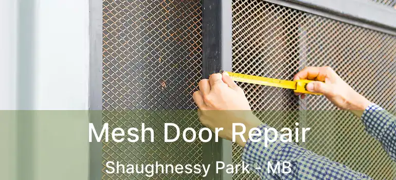  Mesh Door Repair Shaughnessy Park - MB