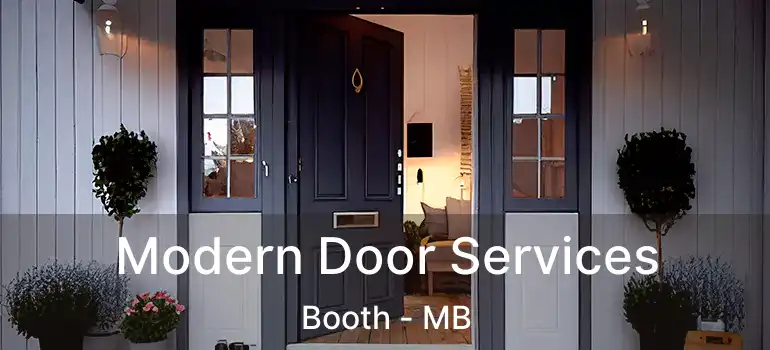  Modern Door Services Booth - MB