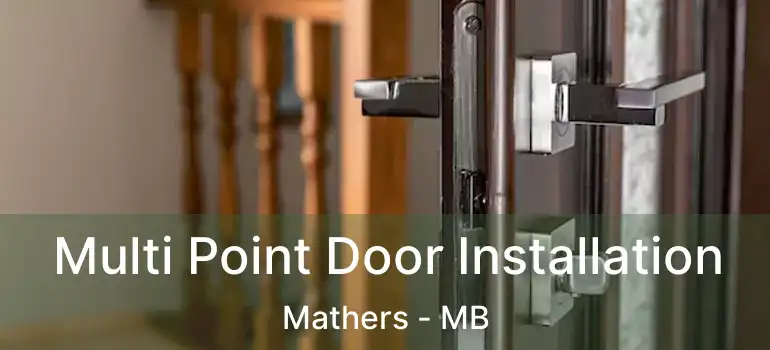  Multi Point Door Installation Mathers - MB