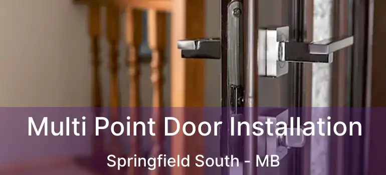  Multi Point Door Installation Springfield South - MB