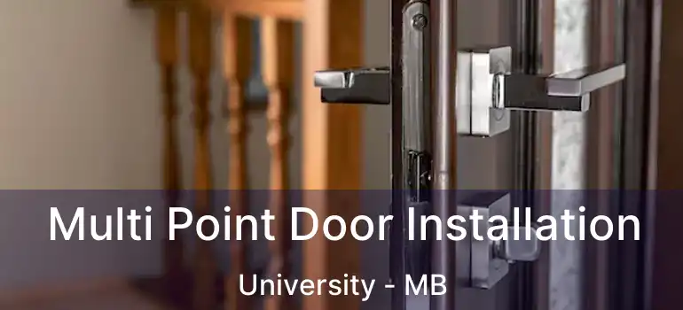  Multi Point Door Installation University - MB