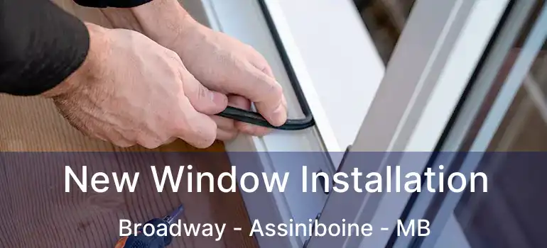  New Window Installation Broadway - Assiniboine - MB
