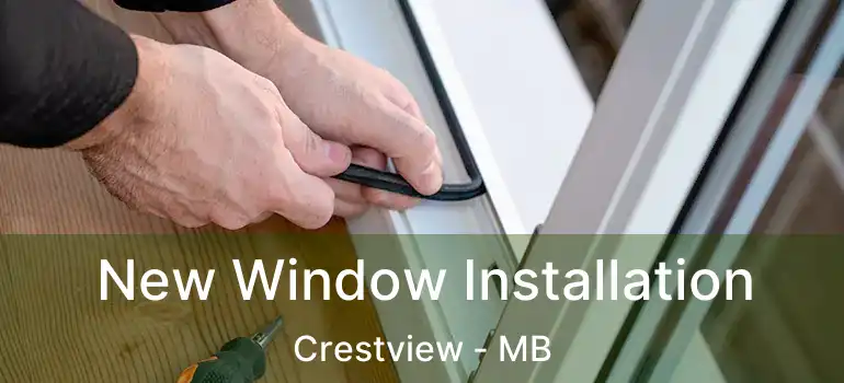  New Window Installation Crestview - MB