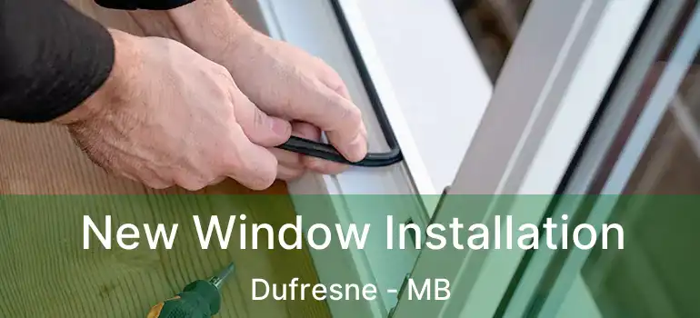  New Window Installation Dufresne - MB