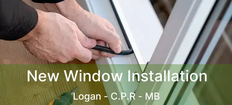  New Window Installation Logan - C.P.R - MB
