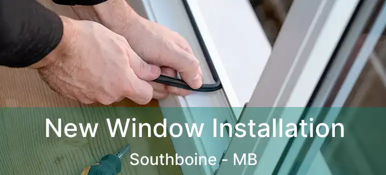  New Window Installation Southboine - MB