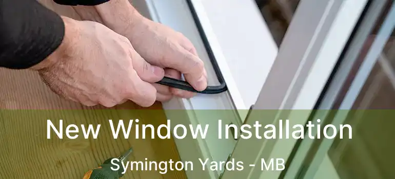  New Window Installation Symington Yards - MB