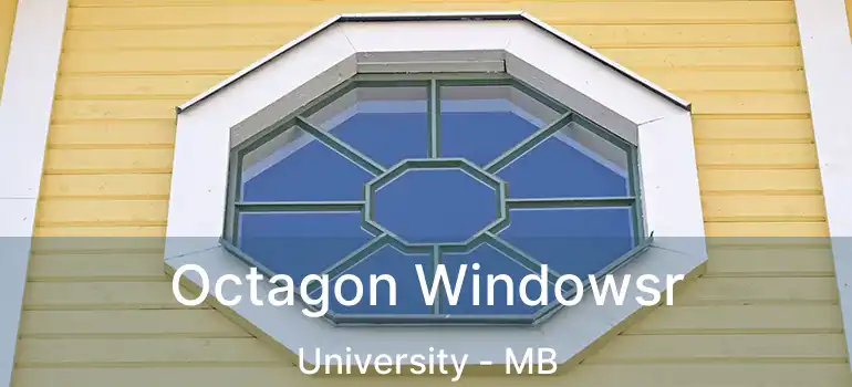  Octagon Windowsr University - MB